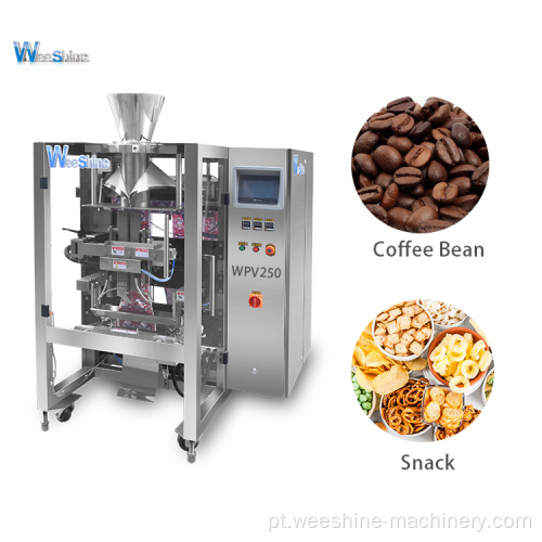 Jelly Bean Coffee Sachet Packaging Machine com Nitrojen